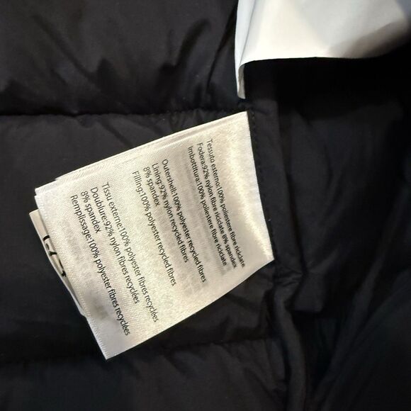 SAVE THE DUCK Black Dorothy Quilted Removable Hood Puffer Jacket NWT Size 5 L/XL - Picture 9 of 12